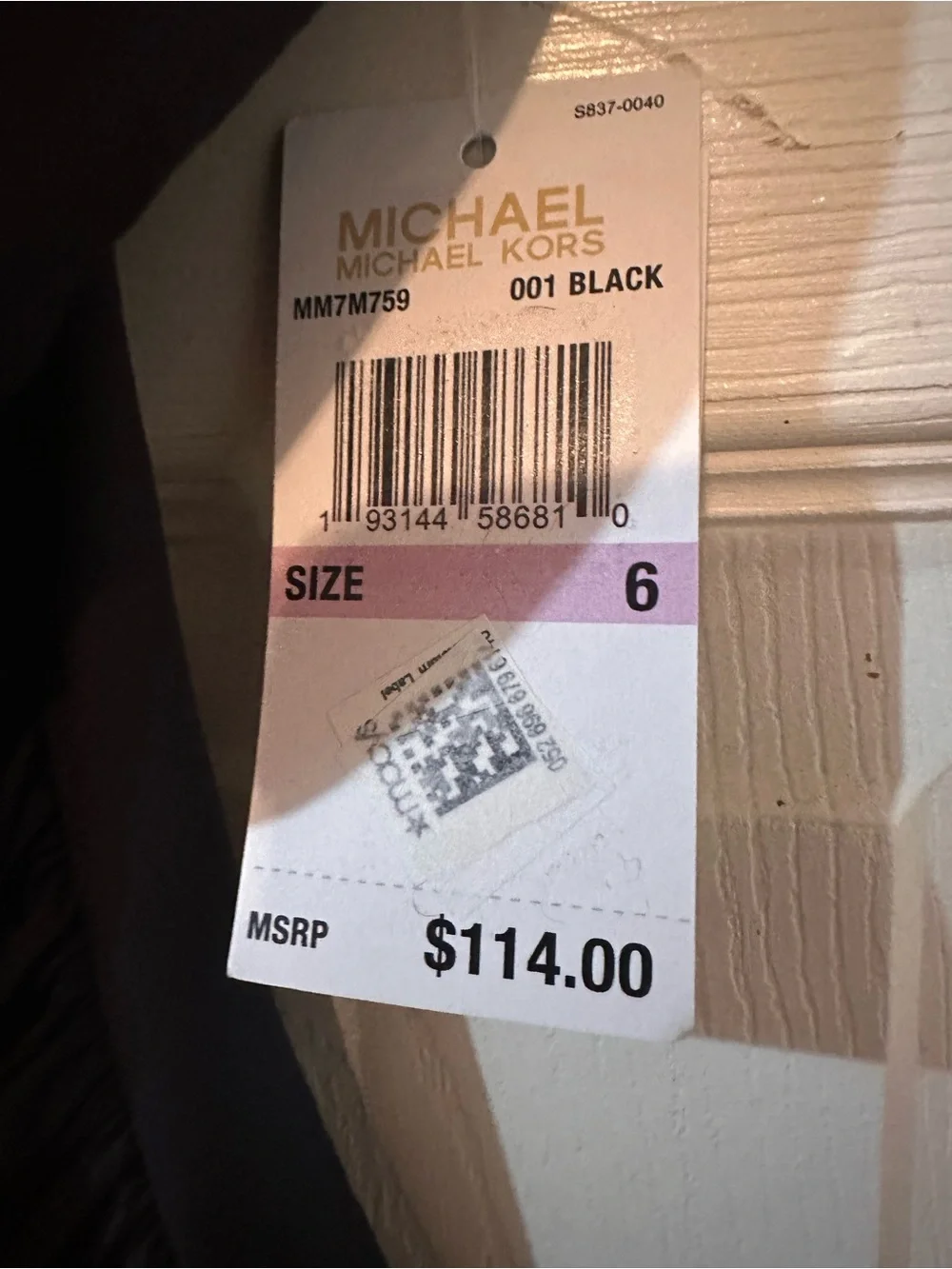 Michael Kors Black One piece bathing suit